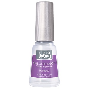 Valmy Brillo Sellador de Esmalte de Uñas — Tratamiento Finalizador Protector con Brillo