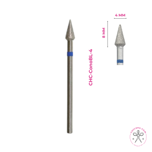 Fresa de Diamante Chicaru Cono Azul 4 mm