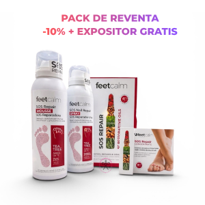 Programa Profesional FEETCALM SOS Repair Antifúngico para Pies y Uñas con Expositor GRATIS SET