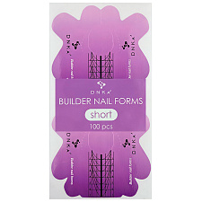 DNKa Short Paper Builder Nail Forms — moldes de papel cortos para extensión de uñas