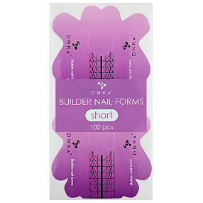 DNKa Short Paper Builder Nail Forms — moldes de papel cortos para extensión de uñas