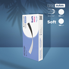 Repuestos de doble cara papmAm Mix EXPERT (soft base) grano 180/240 (25 unid.)