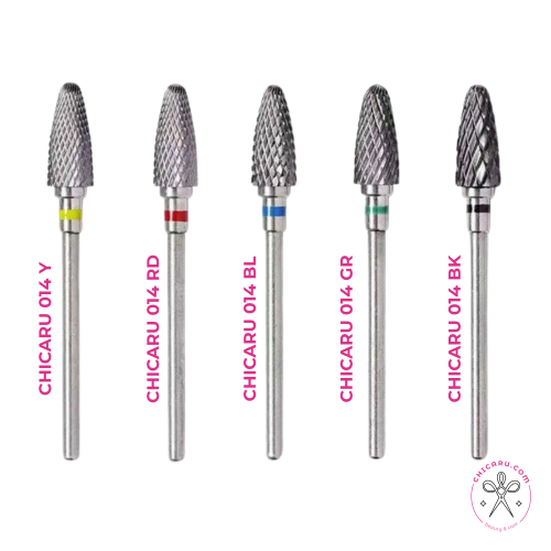 Broca / Fresa de Carburo CHICARU "Maíz" 14 mm, Verde (Coarse / Gruesa)