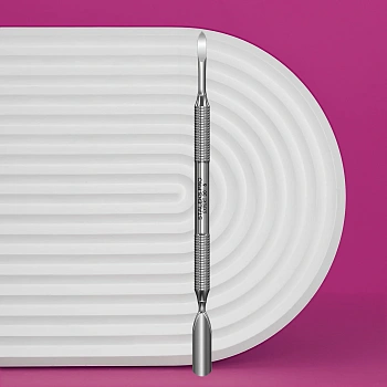 Empujador manicura EXPERT 30 TYPE 6 (empujador redondeado ancho + limpiador de uñas)