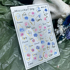 Pegatinas para uñas con efecto de lámina 2