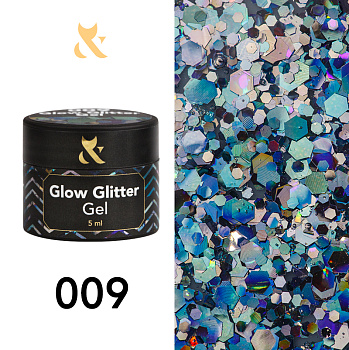 Glow Glitter Gel 009