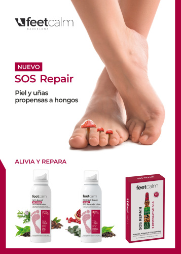 Programa Profesional FEETCALM SOS Repair Antifúngico para Pies y Uñas con Expositor GRATIS SET