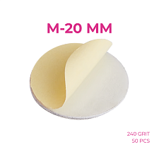 CHICARU Replacement Files for Pedicure Disc M (20 mm) with Soft Base