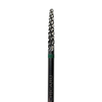 Fresa de carburo Chicaru "Aguja" 11 mm, Verde