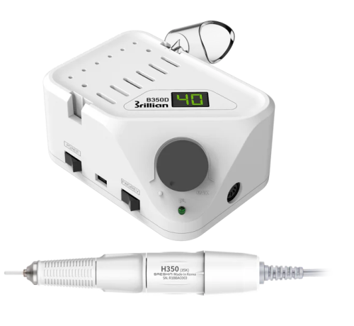 Torno para manicura Micromotor Saeshin Brillian B350D Strong (Blanco)