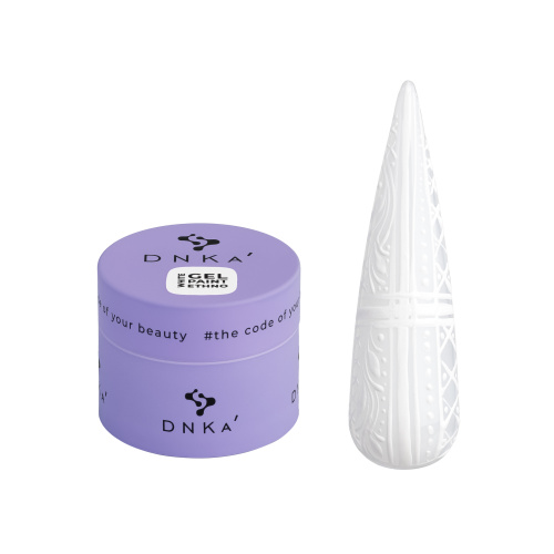 Pintura en gel DNKa Gel Paint Ethno - Blanco 5 ml