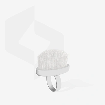 Cepillo anillo de manicura para eliminar el polvo Staleks EXPERT 03 mini (Set de 10 uds)