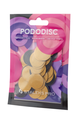 Repuestos para disco de pedicura Pododisc Staleks, M grano 100 (50 ud)