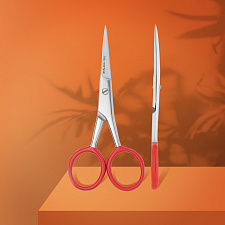 Professional scissors for eyebrows modeling Staleks Pro Expert 30