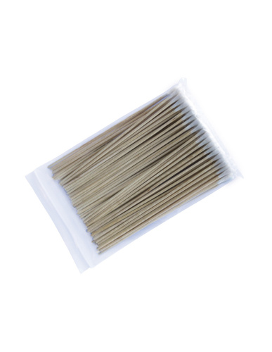 Bastoncillos de algodón con base de madera (100 un)