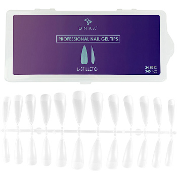 DNKa’ Professional Nail Gel Tips L-Stilleto