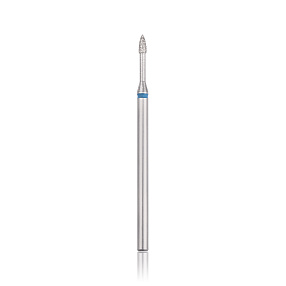 Diamond drill bit "pointed cylinder" blue, L- 3,5 mm., Ø1.6 mm.