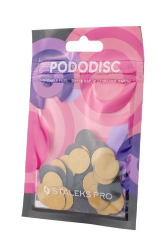 Repuestos para disco de pedicura Pododisc Staleks, S grano 80 (50 ud)