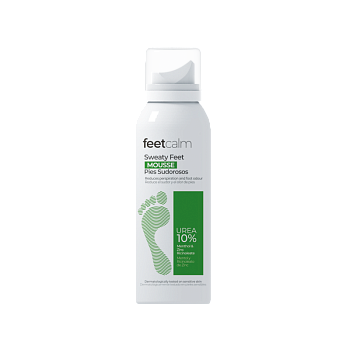 Mousse para Pies Sudorosos con 10% Urea FeetCalm