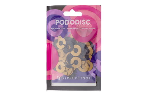 Repuestos para disco de pedicura Pododisc Staleks Anillo S, grano 100 (50 ud)