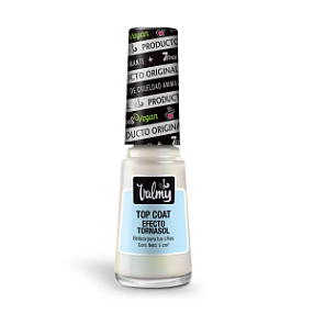 Valmy Top Coat Efecto Tornasol — brillo iridiscente para uñas naturales y esmaltes clásicos 9 ml