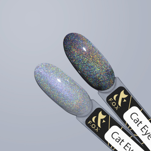 Gel-polish Cat Eye Holographic
