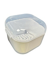 Contenedor para la desinfección de fresas (Blanco)