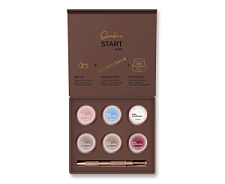 HEYLOVE Kit Nail Cushion Brown — set para degradado Ombre, 6 colores