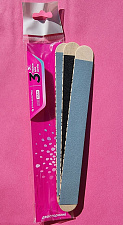 Disposable double-sided files papmAm Mix with wooden base 180/240 grit (3 pc)