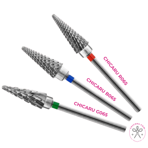 Fresa CONO CHICARU broca alargada para retirar el permanente 16 mm, Azul