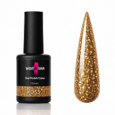 WOMANIKA Esmalte Semipermanente Classic Special - 33 — Glitter Dorado
