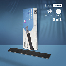 Disposable files papmAm on a wooden base Staleks Pro Smart 20, 240 grit (10 pcs)