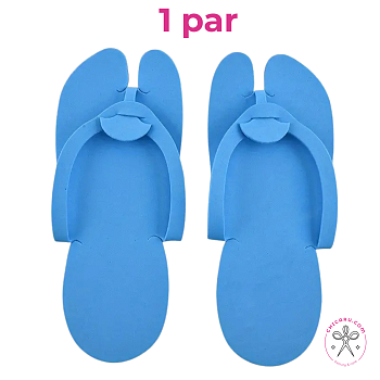 Chanclas desechables para pedicura, gruesas (1 par)
