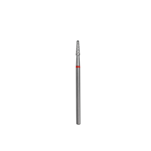 Fresa Staleks de Carburo CONUS rojo (corte transversal fino) 2,3 mm de diámetro / 8 mm de sección de trabajo
