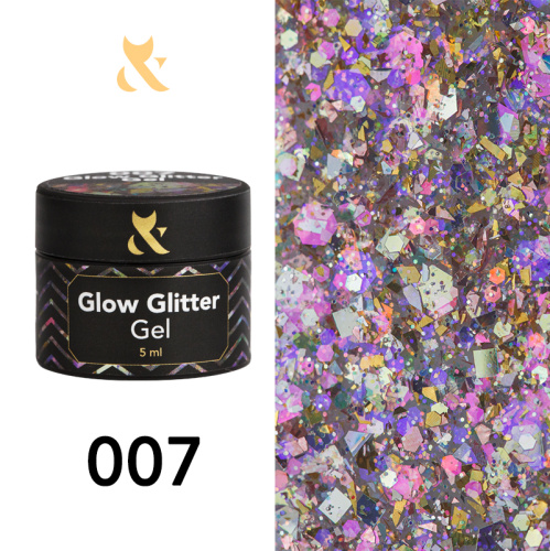 Glow Glitter Gel 007