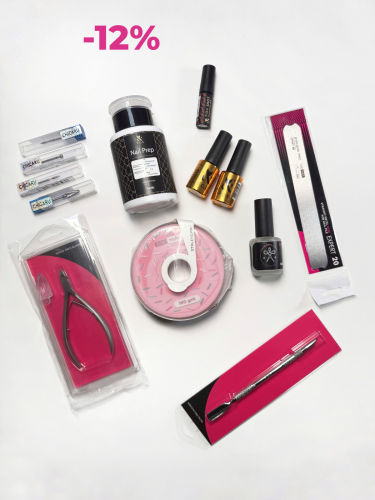 Set de manicura con alicates para esmaltes semipermanentes