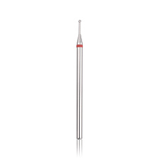 Tungsten carbide drill bit "BALL" with a narrow shank 1 mm / RED