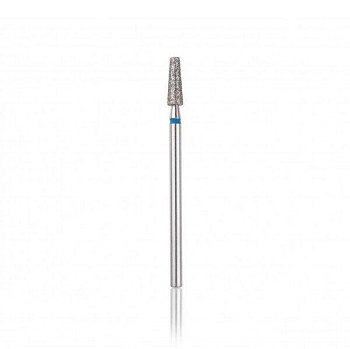 Fresa de diamante "cono tronco" azul, L- 10.0 mm., Ø3.1 mm.