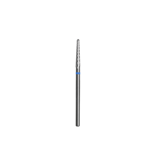 Fresa Staleks de Carburo CONUS azul (entalladura transversal estándar) 2,3 mm de diámetro / 14 mm de sección de trabajo