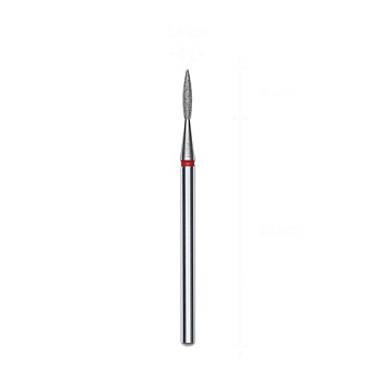 Fresa Chicaru de diamante llama puntiaguda 1,6 mm