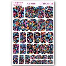 Pegatinas para uñas 2 en 1 (Manicura y Pedicura) Nail wrap 2
