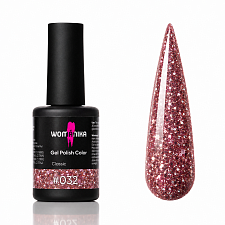 WOMANIKA Esmalte Semipermanente Classic Special - 32 — Glitter Oro Rosa