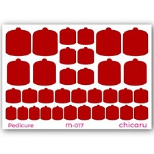 Pegatinas para uñas de PEDICURA Nail wrap 10