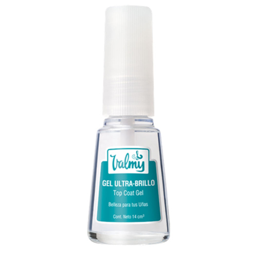 Valmy Gel Top Coat Ultra-Brillo con Efecto Cristal (14 ml)