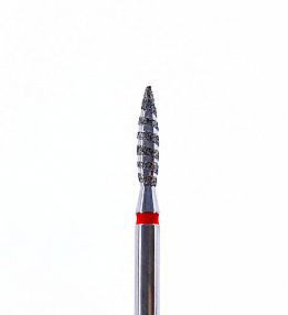 Fresa Chicaru de diamante "Tornado-llama", rojo