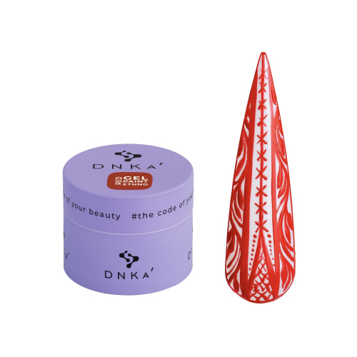 DNKa’ Gel Paint Ethno - Rojo (5 ml)