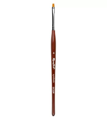 Pincel plano para gel, 4mm Roubloff